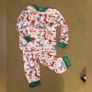 Christmas dogs pajama set
